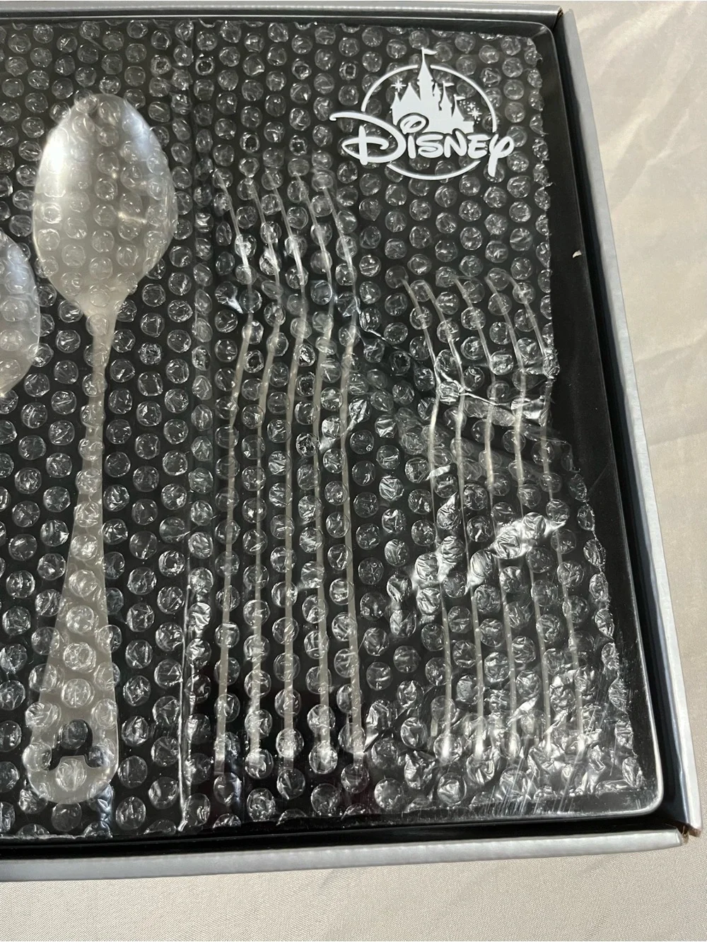 Disney Mickey Mouse 24-Piece Stainless Steel Flatware Set - Silver New in Box